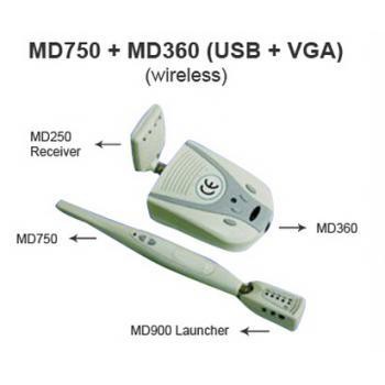 Magenta® ワイヤレス口腔内カメラMD750+MD360+MD900+MD250 （USB＆VGA ）1/4 SONY CCD