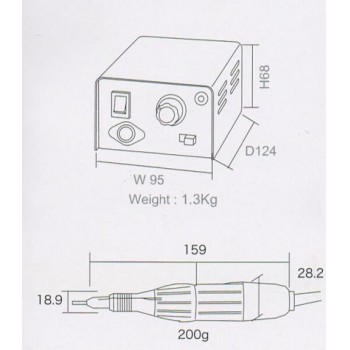 SAESHIN® Strong90-102デンタルラボ用マイクロモーター