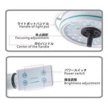 KWS® KD-2036D-2 36LED歯科医療用ライト手術用無影灯照度の深さ調整可能(壁掛け式)