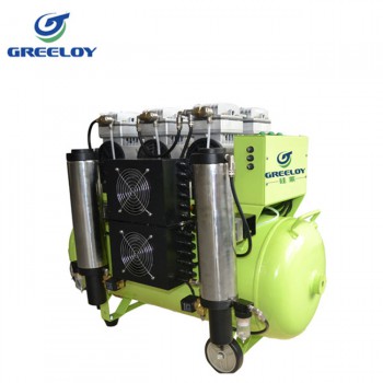 2400W 歯科用オイルレス エアーコンプレッサー ドライヤー付き Greeloy GA-83Y