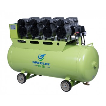 3200W 歯科用オイルレス エアーコンプレッサー 消音ケース付き Greeloy GA-84X 