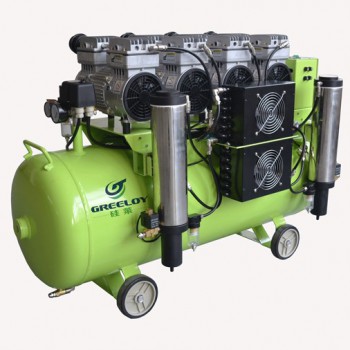 3200W 歯科用オイルレス エアーコンプレッサー ドライヤー付き Greeloy GA-84Y