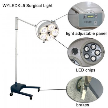 WEYUAN WYLEDKL5 歯科医療用手術ライト LED無影灯 スタンド式手術ランプ