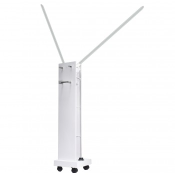 300W UVC + オゾン消毒ランプ 紫外線移動式滅菌消毒トロリー (レーダーセンサー付き)