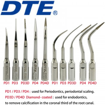 10Pcs Woodpecker DTE 歯科用超音波スケーラー用チップ NSK Satelec対応