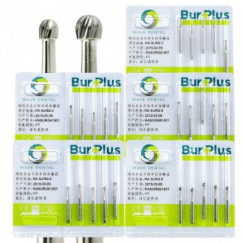 10ボックス SBT WAVE Dental RASURG 2 4 5 6 8 ラッチラウンドバー 口腔外科カー カーバイド 低速コントラアングル適用 