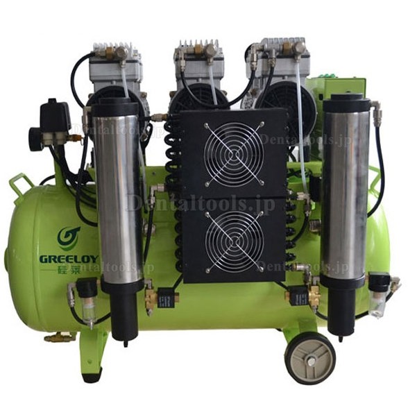 2400W 歯科用オイルレス エアーコンプレッサー ドライヤー付き Greeloy GA-83Y