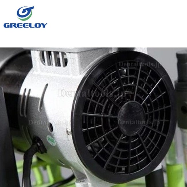 3200W 歯科用オイルレス エアーコンプレッサー ドライヤー付き Greeloy GA-84Y