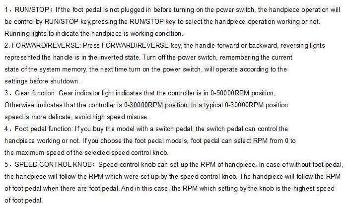 JTT BLDC ブラシレスマイクロモーター +ピース研磨30-50K RPM