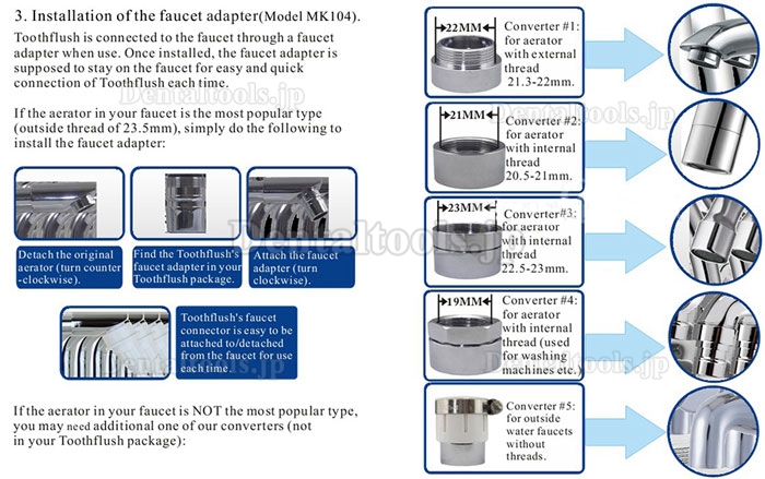 MK® MK105 Waterpik 口腔洗浄器 ウォーターピック