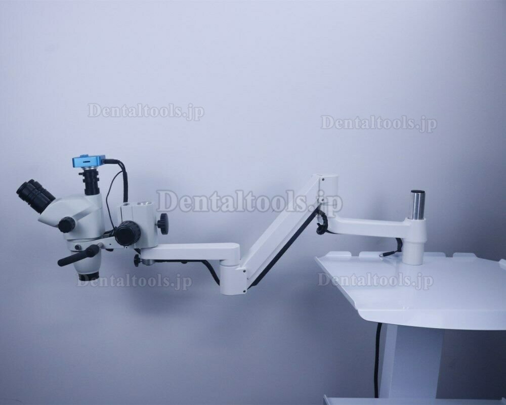 10X 歯科根管治療用手術用 顕微鏡 ルーペ トロリータイプ カメラ付き