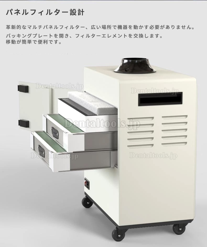 RUIWAN RD1102 移動式はんだ吸煙器 溶接ヒューム吸煙装置集煙機 4層濾過システム